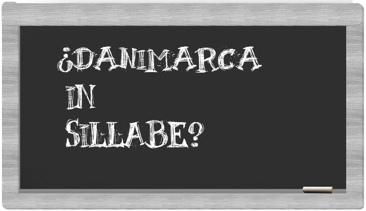 ¿Danimarca en sílabas?