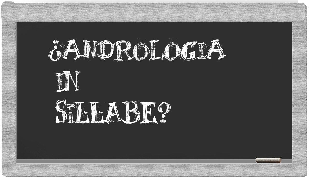 andrologia in syllables