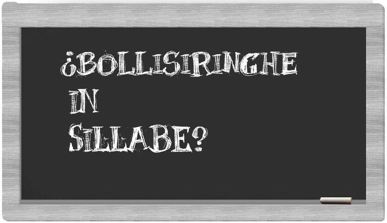¿bollisiringhe en sílabas?