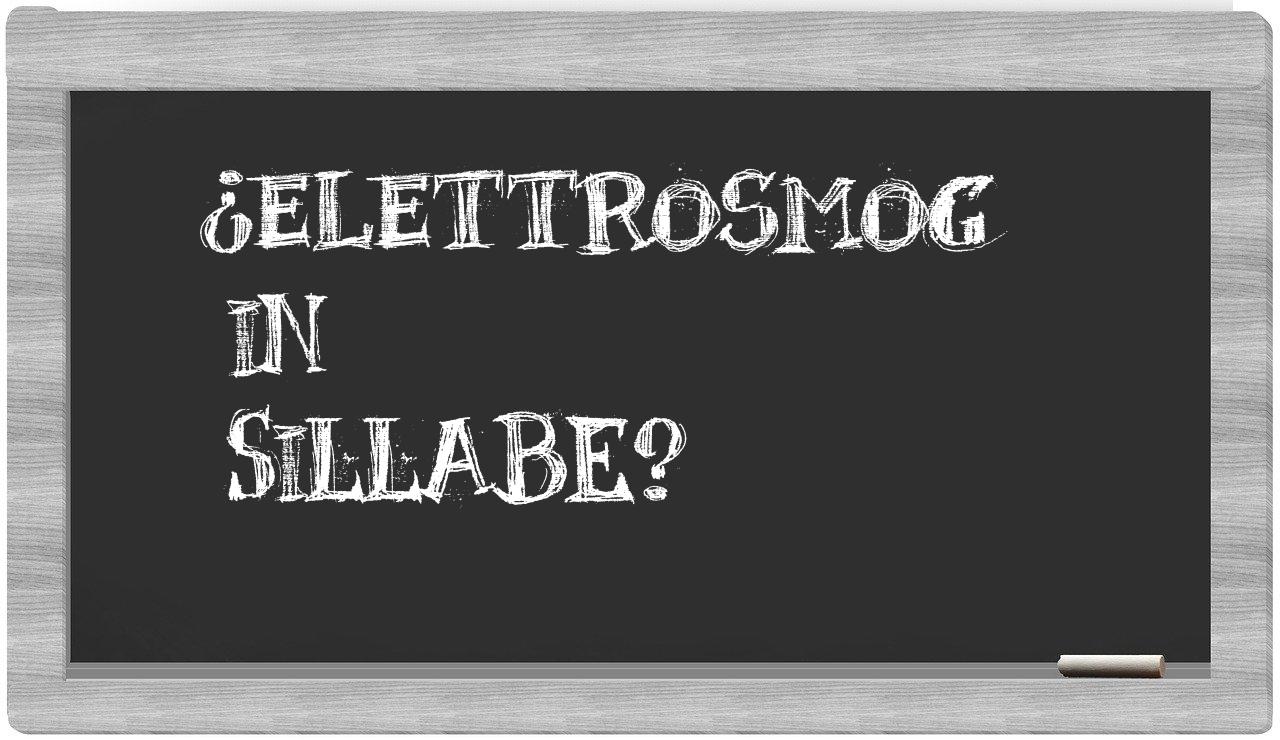 ¿elettrosmog en sílabas?