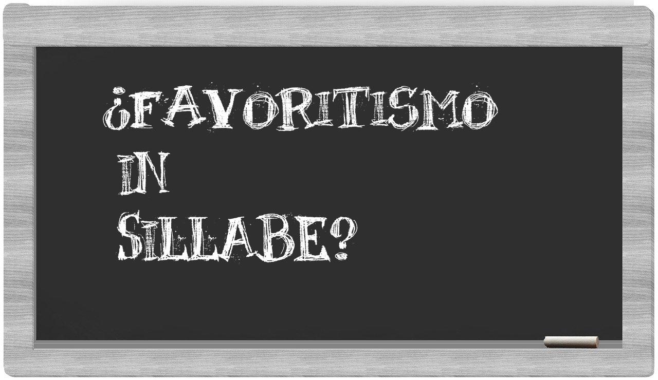 ¿favoritismo en sílabas?