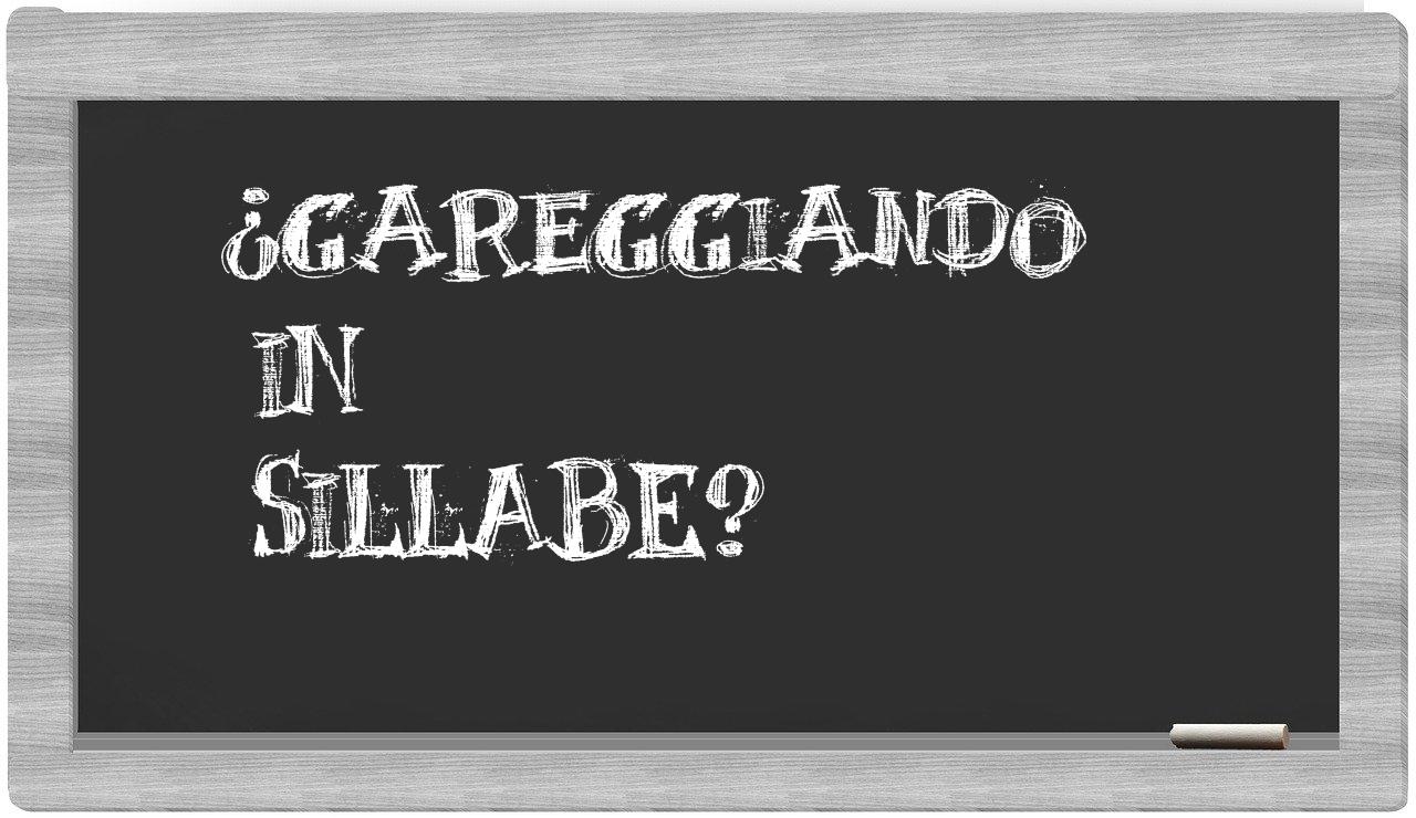 ¿gareggiando en sílabas?