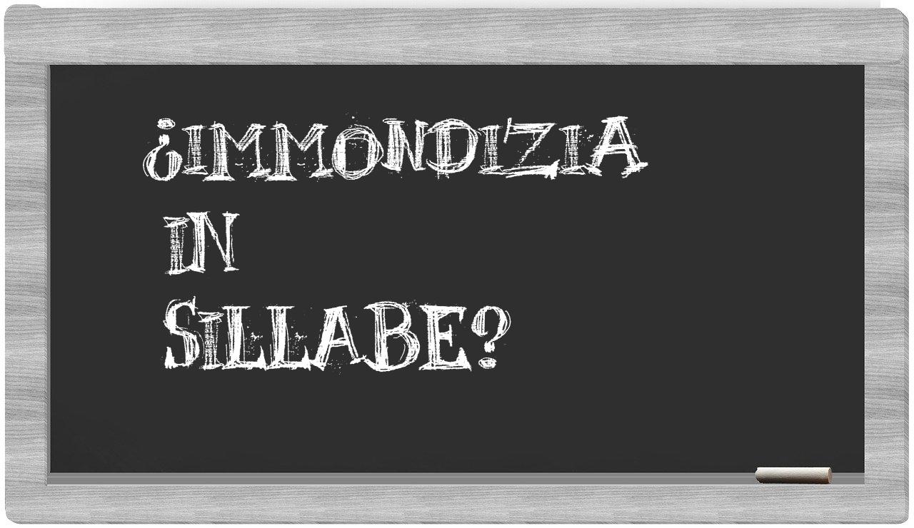 immondizia in syllables