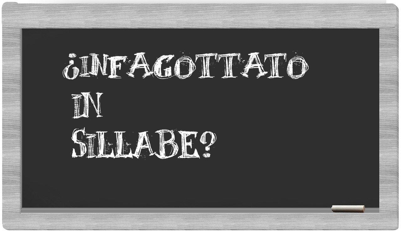 ¿infagottato en sílabas?